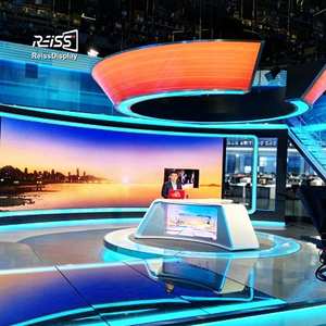 REISS 8K 4K полноцветный светодиодный дисплей высокого обновления HD видео настенный сексуальный водонепроницаемый сценический экран с 5-летней гарантией - Product Image 1