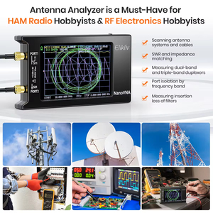 Analyseur d'antenne de réseau vectoriel NanoVNA-H4 10KHz-1.5GHz MF HF VHF UHF Tuner d'antenne Nano Vna NanoVNA-H - Product Image 5