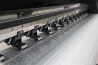 Impresora de 1,8 m DX5 de 6 pies para exteriores, impresora de solventes ecológicos de un solo cabezal, pegatina de vinilo, lona, buena calidad