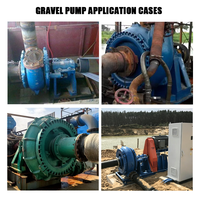Pompe à boue et à sable de grande capacité pour l'exploitation minière, pompe à gravier résistante à la corrosion, pompe à boue horizontale pour le dragage