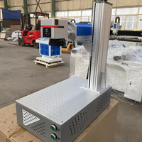 Machine de marquage laser à fibre de bureau Raytu (avec dispositif rotatif, CNC 3D et refroidissement par air) Gravure haute précision