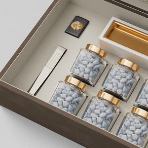 Nước hoa sang trọng hương liệu bao bì bằng gỗ Hộp Mỹ phẩm tinh dầu hương liệu Hộp làm mát không khí Hộp quà tặng - Product Image 4