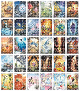 YQ Premium Pokemoned Fantasy Box Metal Card Relief 3D Collectible Fan Art Sealed Blind Boxes Rare TCG Trading Game Booster Box - Product Image 4