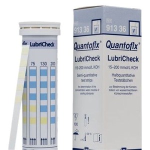 Tiras reactivas Quantofix LubriCheck 15-200 mmol/L KOH semicuantitativas para refrigerante y lubricante - Product Image 5