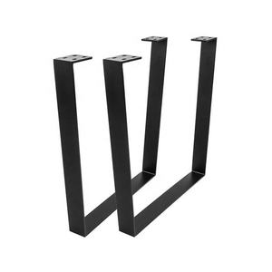 Caballete trapezoidal <span class=keywords><strong>de</strong></span> hierro para niños, moderno trípode chino <span class=keywords><strong>de</strong></span> Color negro mate, decoración <span class=keywords><strong>de</strong></span> tubos <span class=keywords><strong>de</strong></span> acero, patas <span class=keywords><strong>de</strong></span> mesa - Product Image 2