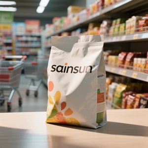 Sachet refermable personnalisable en plastique mat, imprimé en héliogravure, pour fruits secs, aliments pour animaux et nouilles, adapté aux produits secs - Product Image 6