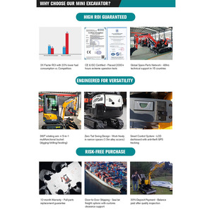 미니 굴삭기 1.5 톤 공급 업체 크롤러 EPA Euro5 Kubota 엔진 굴삭기 무료 판매 후 농장 미니 굴삭기 기계 가격 - Product Image 4