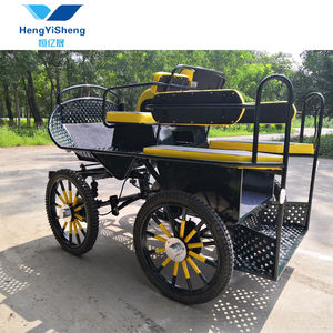 OEM Pony Horse Carriage Park Tour Carruajes para la venta Dibujado Vehículo de ruedas Carro Retro - Product Image 4