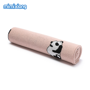 Manta de Bebé Mimixiong, Tejida, Suave y Ligera, con Lindo Diseño de <span class=keywords><strong>Panda</strong></span>, de Algodón, para Cuna, Cochecito y Guardería - Product Image 5