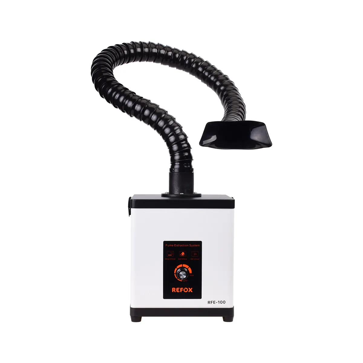 Refox RFE-100 Laser à souder purifier Machine absorbeur de fumée extracteur de fumée soudure Instrument à fumer pour réparation de téléphone portable