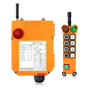 Suprimento direto de fábrica, ac 12v, enrolador industrial, sem fio, controle remoto com botão de parada de emergência, 8key, guindaste rádio