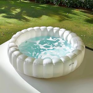 Trẻ em lớn nhất của Hồ bơi bơm hơi gấp ngoài trời trong nhà mặt đất người lớn gia đình PVC UV kháng - Product Image 3