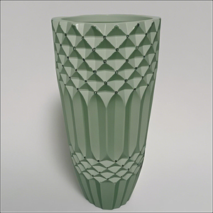 Pot de fleurs rose et or de luxe style princesse, vase pour la décoration de chambre de fille, support de plante pour événement de mariage - Product Image 5