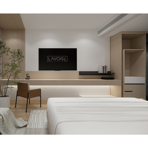 Muebles económicos para habitaciones de hotel, resistentes a los arañazos, ideales para cadenas de hoteles, conjuntos de muebles para habitaciones de hotel, aptos para motels y nuevas construcciones. - Product Image 5