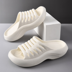 Sandalias de Verano para Hombre, Transpirables, con Suela Gruesa, Antideslizantes, Punta Abierta, de EVA, para Playa y Exteriores, en Blanco, Negro y Caqui - Product Image 1