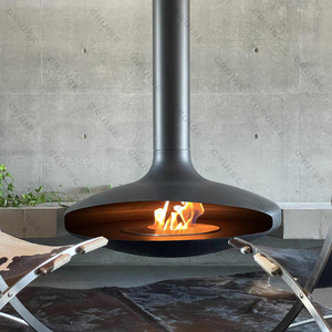 Cheminée suspendue au <span class=keywords><strong>bio</strong></span>éthanol, style moderne, grande taille, personnalisable, à montage sur toit, en fer, vente flash CRUISE - Product Image 1