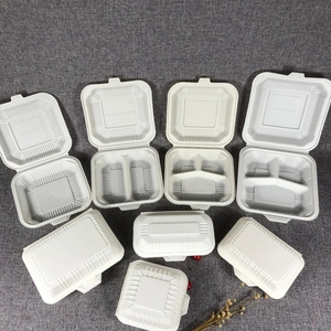Cajas de Almuerzo Bento de Almidón de Maíz 100% Biodegradables, Diseño Personalizado, Capacidad de 30 oz, Marca Bofa, para Comida para Llevar, Hoteles, Entrega Rápida - Product Image 5