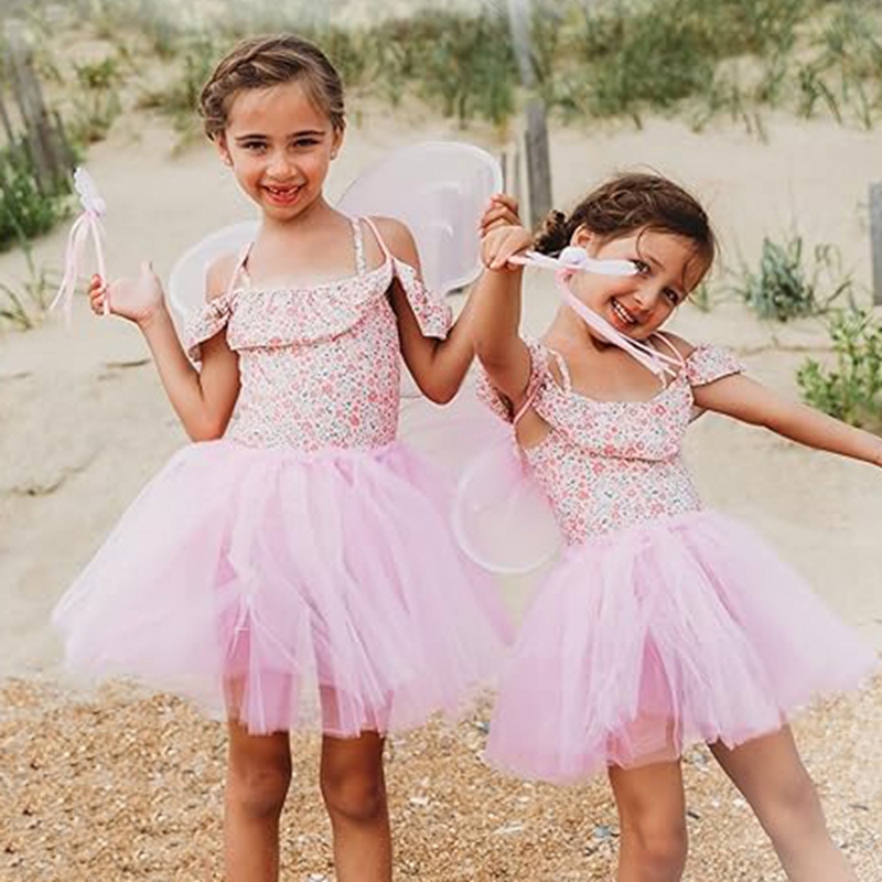 Glittery Sparkle WingsTutu Skirt and Wand Fairy Princess Tutu Costume Set  for Girls' Dress up| Alibaba.com