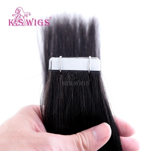 Extensions de cheveux humains 100% Remy, adhésives, invisibles, à trame fine, douces, lisses, sans nœuds, pré-collées. - Product Image 3