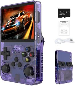 R36 HD Handheld Gaming Console <b>TV</b> Output 64GB 15000 Games Retro Video Game Console 3.5 Inch Screen <b>Portable</b> Game Player - Product Image 1