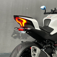 Support de plaque d'immatriculation universel pour moto en acier inoxydable noir, cadre réglable, accessoires de moto CFMOTO