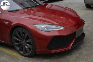 ชุดแต่งกันชนคาร์บอนไฟเบอร์สำหรับรถยนต์เทสล่า รุ่น S85 <span class=keywords><strong>P85</strong></span> ปี <span class=keywords><strong>2014</strong></span> - Product Image 6