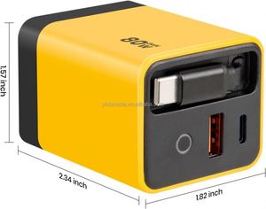 80W GAN Power <b>Adapter</b> <b>USB</b> <b>C</b> Super Fast Charging with <b>TYPE</b> <b>C</b> Charging Cable, Universal <b>Adapter</b> for Smartphones - Product Image 6