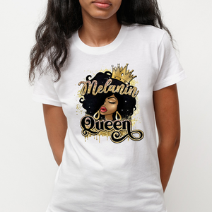 สติ๊กเกอร์รีดร้อนลายผมแอฟโฟรสำหรับผู้หญิงผิวสีดำ ลายพิมพ์ Afro Girl Transfer <span class=keywords><strong>Mad</strong></span> Hustle Heat Transfer Melanin Queen - Product Image 6