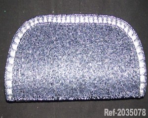 Bolso de Noche de Satén con Diamantes Exquisitos para Mujer, Diseño de Verano, con Cadena y Cierre, Bordado de Cuentas Hecho a Mano, con Pedrería, de Lowellcraft - Product Image 5