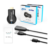 Stock plus bas 2023 vente chaude M2 Plus TV Stick Wifi affichage TV Dongle récepteur pour Anycast DLNA Miracast Airplay écran miroir compatible HDMI Android IOS
