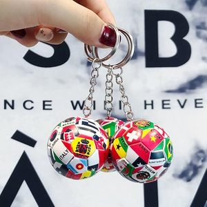 Llavero de fútbol miniatura 2026 con banderas nacionales para la Copa Mundial, regalos, artículos deportivos, colgante para mochila, uso diario - Product Image 2