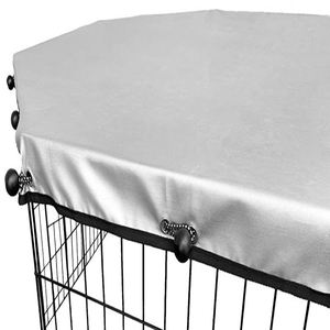 Couverture de parc pour chiens Fournir des zones ombragées pour les animaux de compagnie Intérieur Extérieur 24 "<span class=keywords><strong>Playpen</strong></span> 8-Panel <span class=keywords><strong>Pet</strong></span> <span class=keywords><strong>Playpen</strong></span> Top Cover - Product Image 2