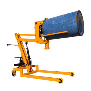 Elevador y Volteador de Bidones Eléctrico, Carretilla para Bidones de Aceite con Abrazadera, Rotador Portátil Pequeño con Brazo de Manivela Curvo - Product Image 3