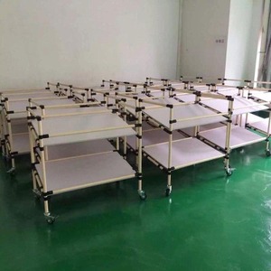 Tube logistique flexible Lean Pipe OD28mm, tube Lean Pipe <span class=keywords><strong>Kaizen</strong></span> pour la production de chariots industriels - Product Image 1