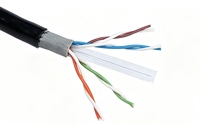 Meilleur prix direct usine OEM Câble Ethernet LAN CAT6 CAT6A 23AWG CCA UTP FTP SFTP 305m en vrac pour projets de sécurité, vidéosurveillance et bâtiments