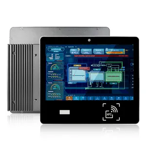 Personnaliser 15.6 "pouces industriel Panel Pc tout-en-un tablette à écran tactile avec lecteur de carte Rfid/nfc Business Usb Windows