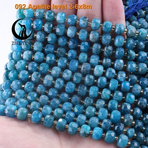 Zhe Ying 6*8mm perles <span class=keywords><strong>de</strong></span> pierre Rondelle à facettes perle <span class=keywords><strong>de</strong></span> pierre naturelle pierre précieuse perles <span class=keywords><strong>de</strong></span> pierre à facettes Rondelle en vrac pour la fabrication <span class=keywords><strong>de</strong></span> bijoux - Product Image 4