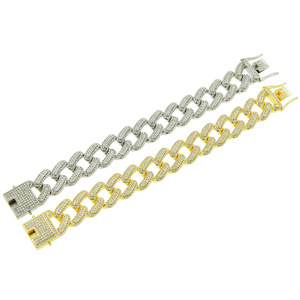 Three-dimensional Cuban chain <b>bracelet</b> <b>bracelet</b> men's hipster nightclub street dancing <b>bracelet</b> - Product Image 5