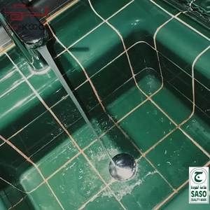 Gạch Lát Vuông Nhỏ Kiểu Bắc Âu, Gạch Men Bọc Cạnh, Đường Viền Góc, Màu Hồng 110*110Mm - Product Image 6