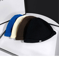 Chapeau en tricot unisexe de style melon, demi-cercle, dôme, hip-hop, hiver, voyage, tissu commun, vente en gros 2026