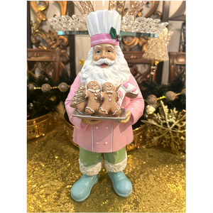 Adornos <span class=keywords><strong>de</strong></span> Resina <span class=keywords><strong>de</strong></span> Santa Claus Duraderos, con Elementos Divertidos y Decorativos, Ideales para Decoración del Hogar, Escritorio y Patios - Product Image 2