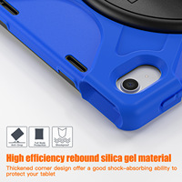 Étui pour tablette à rotation à 360 ° pour iPad Pro 13 11 10.5 9.7 pouces 2024 2023 2025 Housse de protection Bracelet réglable Bandoulière