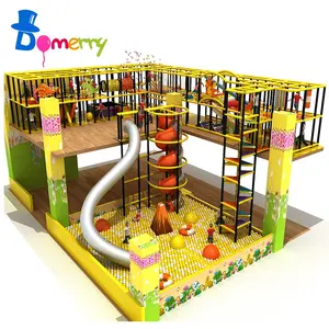 Aire de jeux intérieure à thème personnalisé pour enfants Parc d'attractions en bois et mousse pour aire de jeux pour enfants (ancien)