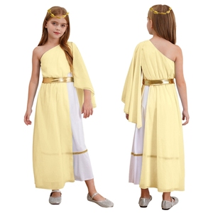 Disfraz de Princesa Griega Antigua para Niñas de 6 a 16 Años, Vestido Fluido para Cosplay, Fiestas Temáticas y Actuaciones Escénicas - Product Image 5