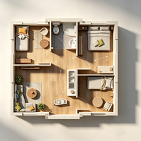 Maison conteneur préfabriquée moderne, portable, extensible et respirante, tout-en-un, pour bureau, école ou bâtiment modulaire.