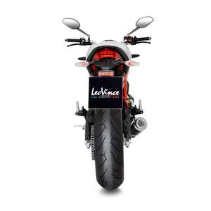 LV-10 sistema di scarico motociclistico in edizione nera per DUCATI MONSTER 797 2017-2020 modello 18843 - Product Image 3