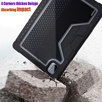 Étui de protection TPU PC pour Mi Pad 5 Pro Floating Point Design Housse antichoc et anti-rayures avec découpes précises
