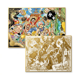 DLOne Pieced Décoration Murale Officielle sous Licence Papier Anime <span class=keywords><strong>Manga</strong></span> Monkey D Luffy Zoro Shikishi Board Boîte Mystère Personnalisable pour Fans - Product Image 1