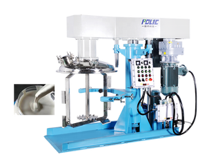 Trung Quốc polyc tốc độ cao thủy lực nâng đôi trục bướm sơn disperser Mixer cho xe Putty tường Putty chất kết dính keo - Product Image 1
