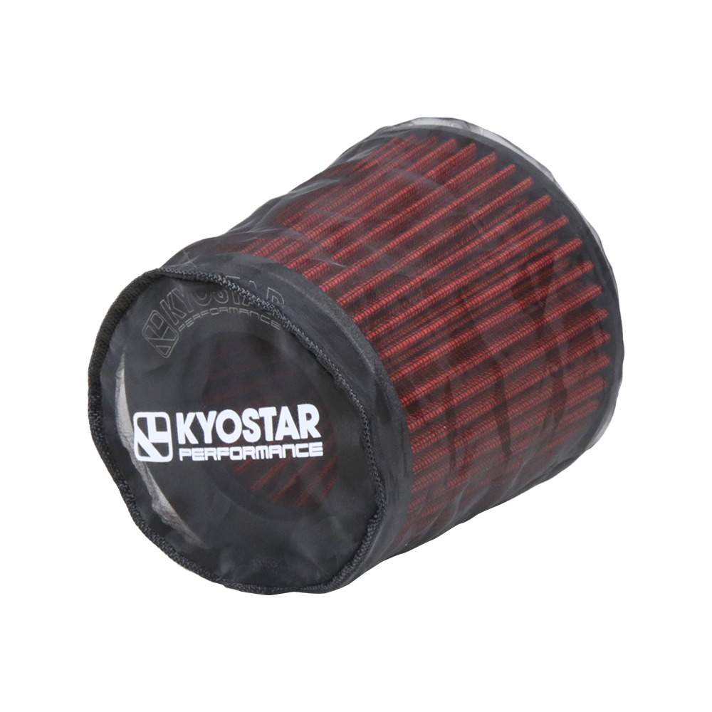 BARTOO Universal Air Filter Sock Cover – 2 Pack, Black, Dustproof, Cold Air Intake